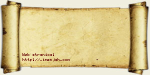 Biljana Jakovljević vizit kartica